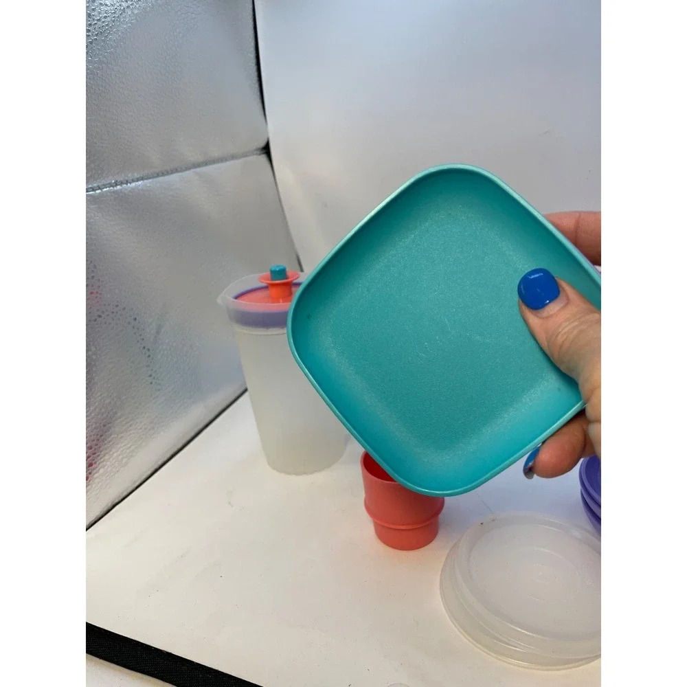 Tupperware Mini Serve It Luncheon Set TupperKids TupperToys  15 Pieces